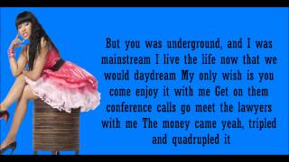 Nicki Minaj- Dear Old Nicki Lyrics Video