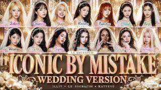 Download lagu KATSEYE x ILLIT x LE SSERAFIM - ICONIC BY MISTAKE | Wedding Version (Color Coded Lyrics) mp3