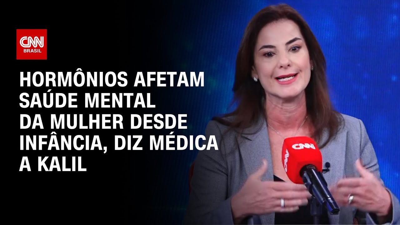 Hormônios afetam saúde mental da mulher desde infância, diz médica a Kalil| CNN Sinais Vitais
