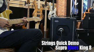 Video thumbnail for Strings Quick Demo : Supro Blues King 8 by Strings Shop