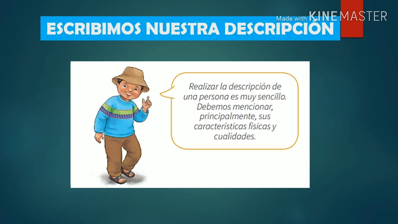 Escribimos textos descriptivos