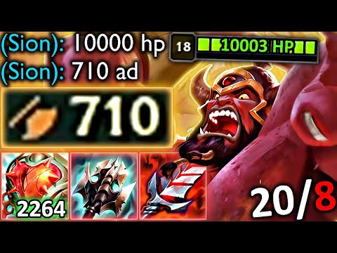 STRONGEST SION EVER (710 AD, 10000 HP)