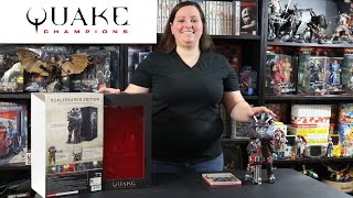 Quake Champions Scalebearer Edition Statue Unboxing - PC