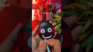 Lord Jagannath painting on stone🙏#shorts #art #drawing #viral #stoneart #jagannath
