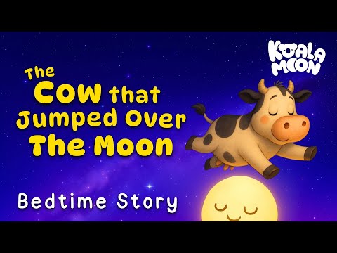 The Cow That Jumped Over The Moon 🐮🌝 Calming Bedtime Stories for Kids | Nursery Rhyme for Sleep