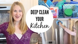 CHEAP CLEANING TIPS | How to deep clean your kitchen!