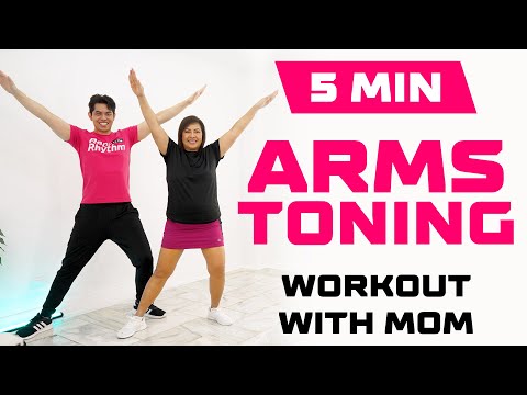 5 MIN ARMS TONING WORKOUT  • NO Equipment • Keoni Tamayo • Workout #235