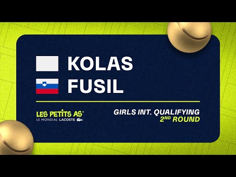 Les Petits As 2023 | Girls International Qualifications 2R | Maryia Kolas vs Luisa Fusil