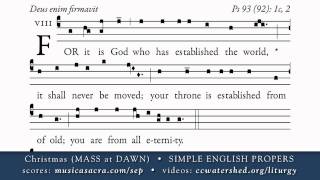 OFFERTORY • Christmas (MASS at DAWN) • SIMPLE ENGLISH PROPERS