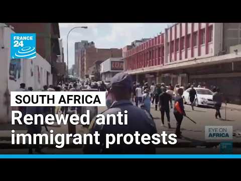 South Africa suspends asylum applications amid renewed anti-immigrant protests