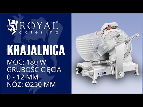 Video - Krajalnica - 250 mm - do 12 mm - aluminiowy uchwyt