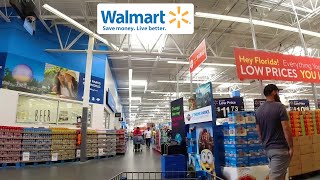 Shopping at Walmart Supercenter on Old Lake Wilson Road in Kissimmee, Florida - Store 5214