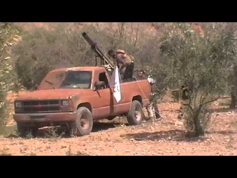 استهداف مقرات النظام في ريف حماة بصورايخ غراد من قبل تجمع العزة