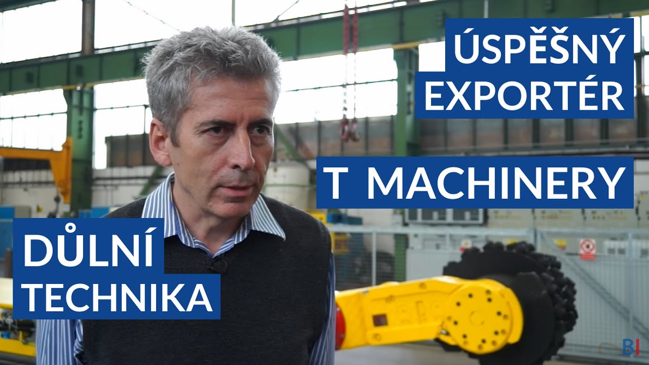 Důlní technika z T Machinery slouží od Ruska přes Vietnam až po Španělsko - video