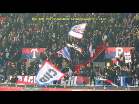 PSG / EA Guingamp 19.01.2019 : 9-0 (L1 J21) 4/5 : Virage Auteuil. Froid ? Quel froid ?