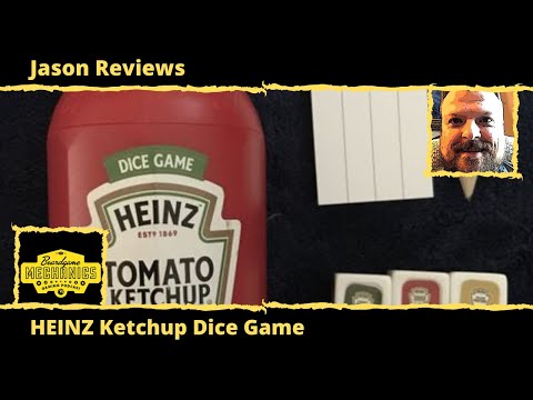 Jason's Board Game Diagnostics of HEINZ Ketchup Dice Game