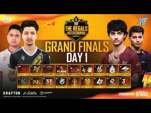 2026 PUBGM THE REGALS COMMUNITY CLASH - CHAPTER 2 | FINALS DAY - 1 | #4T #BTR #i8 #DRS #HORAA #FL