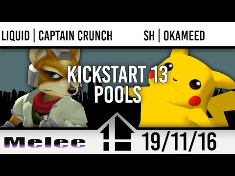 Kickstart 13 - Liquid | Captain Crunch (Fox) vs sh | Okameed (Pikachu) - Pools