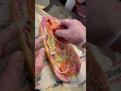 Italian hoagie made to perfection! 💯 #shorts #cooking #tiktok #food