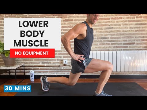 Lower Body Muscle Burner | 30 Minutes No Equipment to Build Muscular Legs | #CrockFitApp
