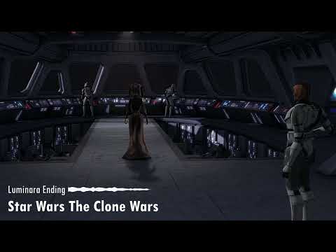 Star Wars The Clone Wars: Luminara Ending | Unreleased Soundtrack