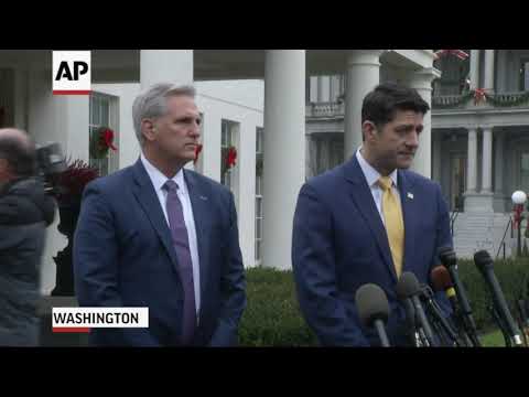 President Donald Trump has told congressional Republicans he "will not sign" a spending bill passed by the Senate to avoid a partial government shutdown Friday, and he's citing an impasse over money for a border wall with Mexico. (Dec. 20)