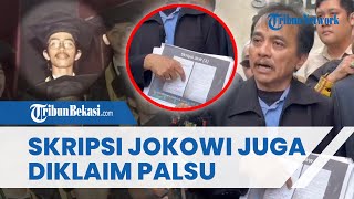 Kini Giliran Skripsi Jokowi Dipermasalahkan Roy Suryo CS, Klaim Skripsi Palsu: Kertasnya Tampak Baru