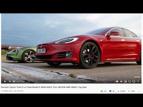 Model S vs Taycan: Top Gear Lies AGAIN!