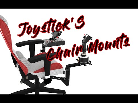 Flight simulation Joystick Throttle Hotas Chair Mount from Amazon EG STARTS brand