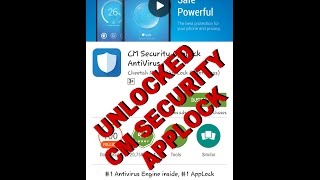 CM SECURITY applock unlock TRICK./UNLOCKED MOST DOWNLOADED APPLOCK 2016