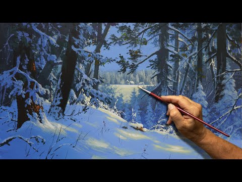 "Far Shore" Acrylic painting. Artist - Viktor Yushkevich. #231