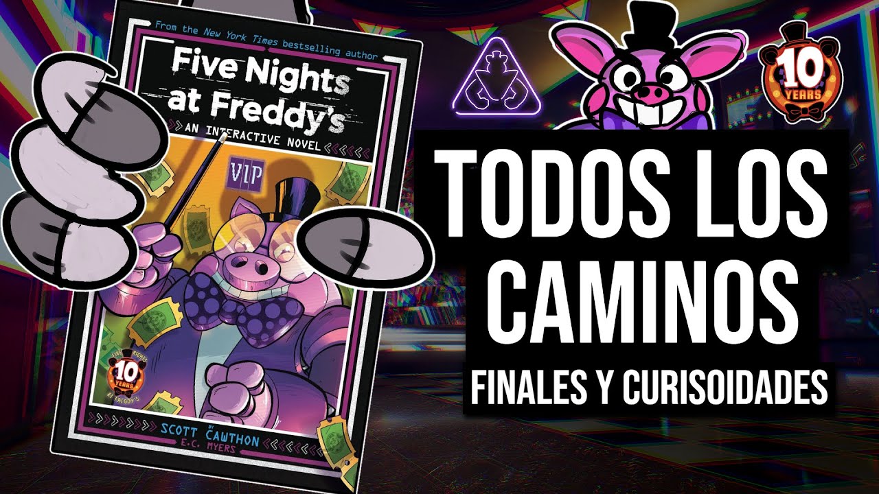 FNAF VIP: Resumen y Curiosidades | Todos los Caminos y Finales (Novela Interactiva)