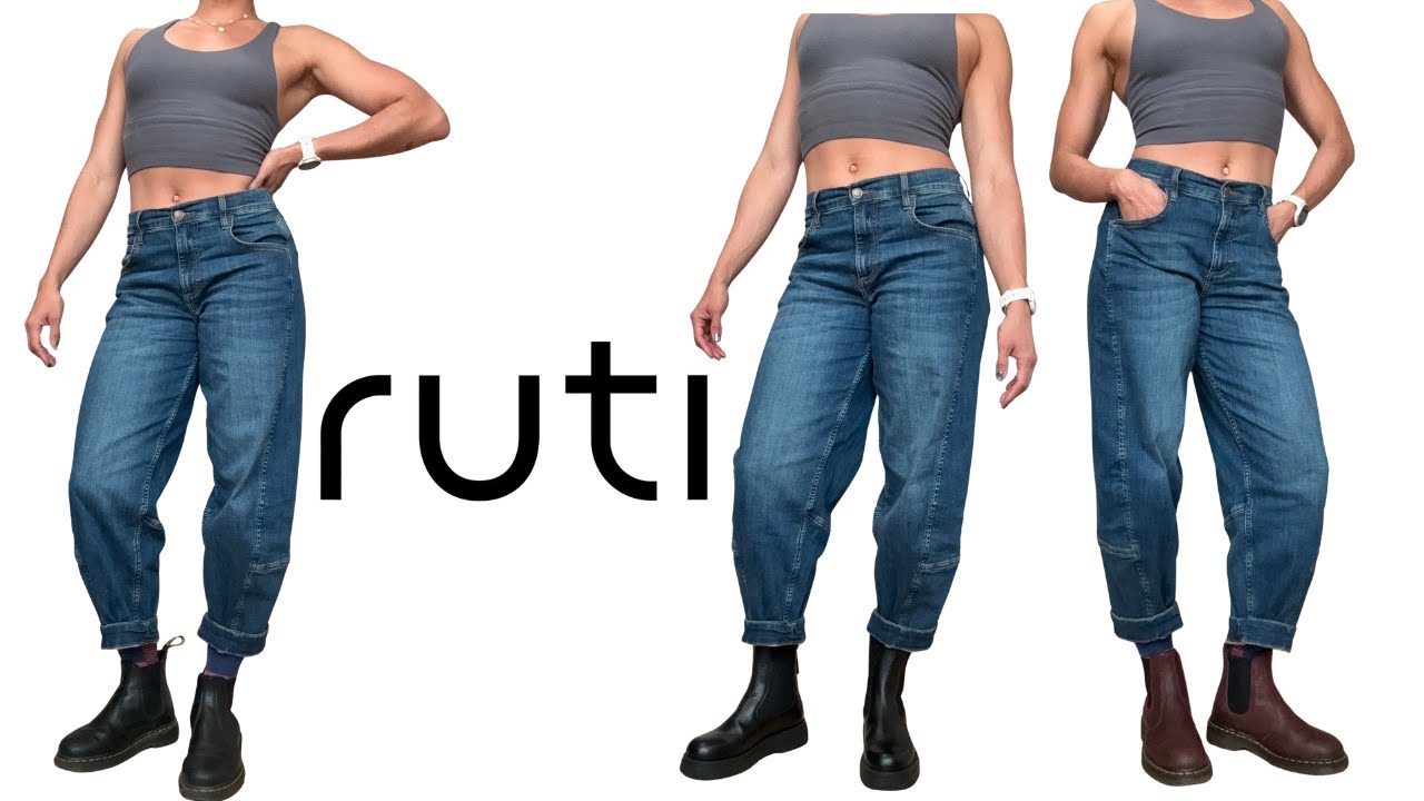 RUTI-Trying Their ULTIMATE BARREL JEAN 2 0 w/ MY FAV BOOTS!