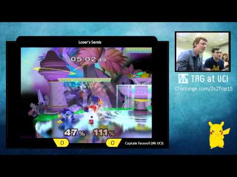 ZS2 Losers Semis - Captain Faceroll (Sheik) vs Squid (Falco) Part 1 - SSBM