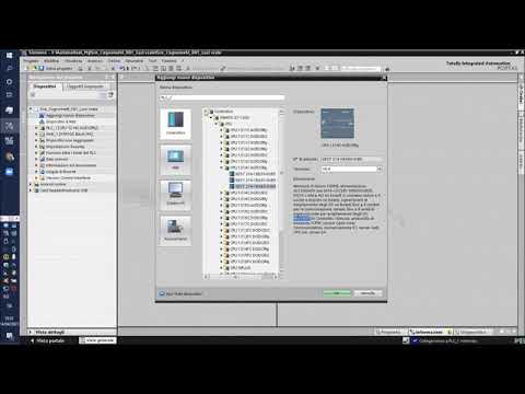 Primi  Passi con TIA Portal col PLC S7 1200