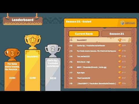 Axie Classic Insane Winstreak getting Top 1 again!! Triple Lunge FTW!!