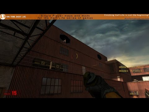 Combine의 Half-Life 2 Episode 2 Mod:Sniper Yard 플레이 영상(난이도:Hard,No Death)
