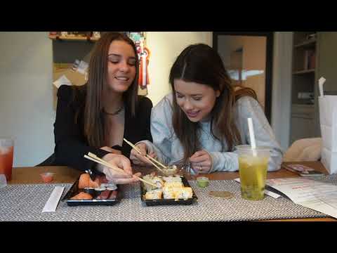 Sushi mukbang met Eleine | Naomi Traa