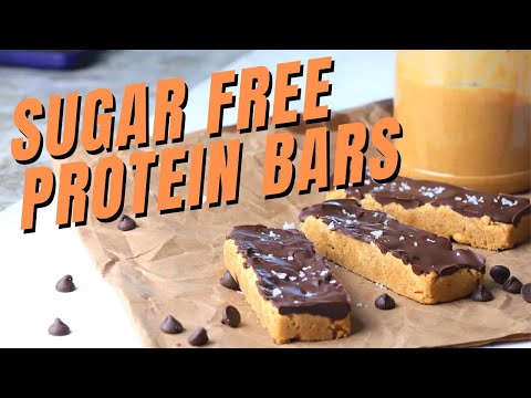 Sugar Free Protein Bars | Gluten Free Protein Bars | No added sugar recipe