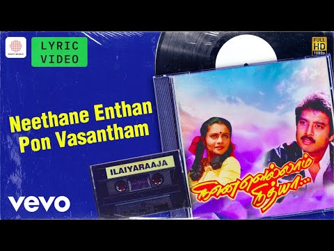 Ninaivellam Nithya - Neethane Enthan Pon Vasantham Lyric | Karthik | Ilaiyaraaja