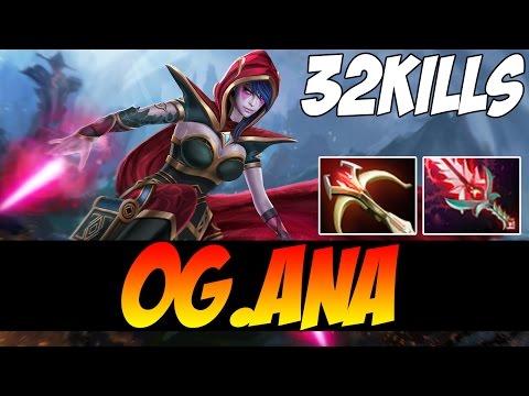 OG.ana Plays Templar Assassin WITH 32 KILLS - 8000 MMR - Dota 2