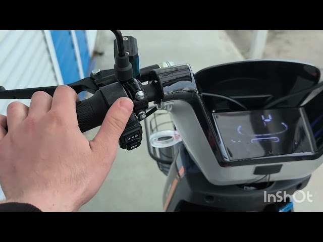 Електричний велосипед UN-1693 Двигун 1000W Акумулятор 20Ah 60V Синій 