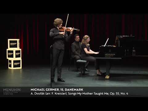 Michael Germer performs Dvořák's Songs My Mother Taught Me, Op. 55 (arr Kreisler)