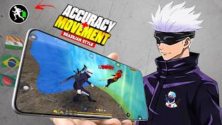 MOVEMENT SPEED + ACCURACY 🎯IQ Like Brazilian Player + Speed Gameplay😍 Free Fire