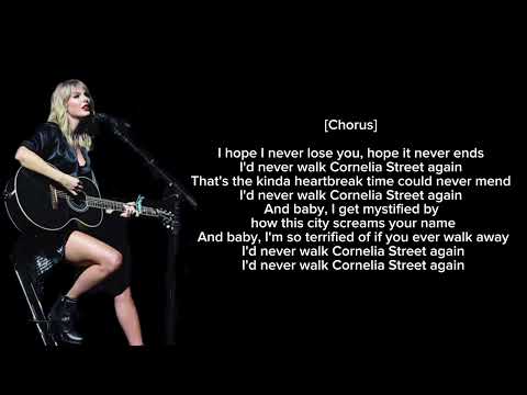 TAYLOR SWIFT - CORNELIA STREET(Live From Paris) LYRICS