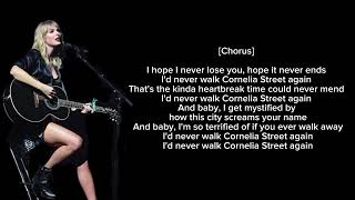 Download lagu TAYLOR SWIFT - CORNELIA STREET(Live From Paris) LYRICS mp3