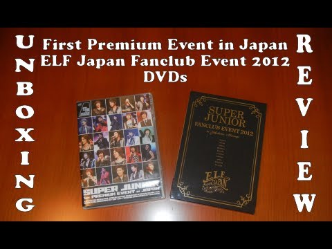 Unboxing Review - Fanmeeting DVDs - First Premium Event, Fanclub event 2012 - in Japan