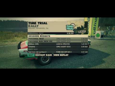 Dirt 3 fastest 70s Opel Kadett Tupasentie without hacks? 2:38:929