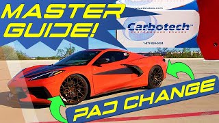 C8 Corvette Brake Pad Change How To! Everything You Need to know!