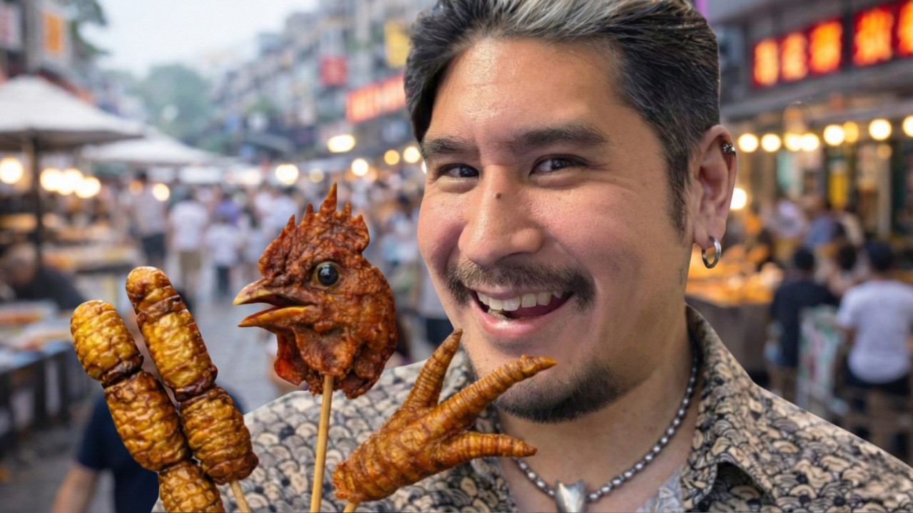 🕷️ Mis 5 días MÁS EXTREMOS comiendo en CHINA: de 100 pies, tofu apestoso a paloma